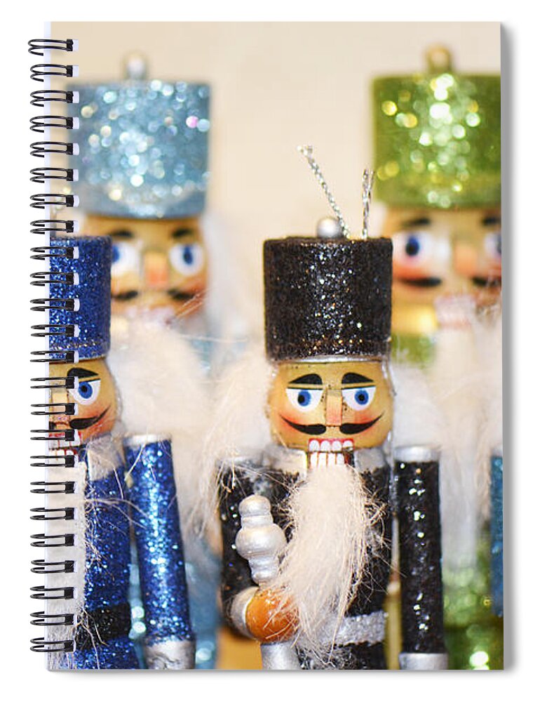 Nutcrackers Spiral Notebook featuring the photograph Nutcracker March by Traci Cottingham