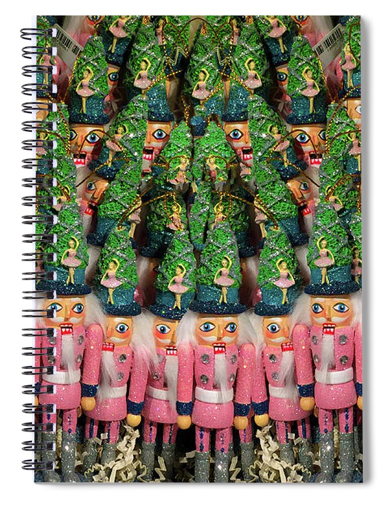 Nutcrackers Spiral Notebook featuring the photograph Nutcrackers Attack by Bonnie Follett