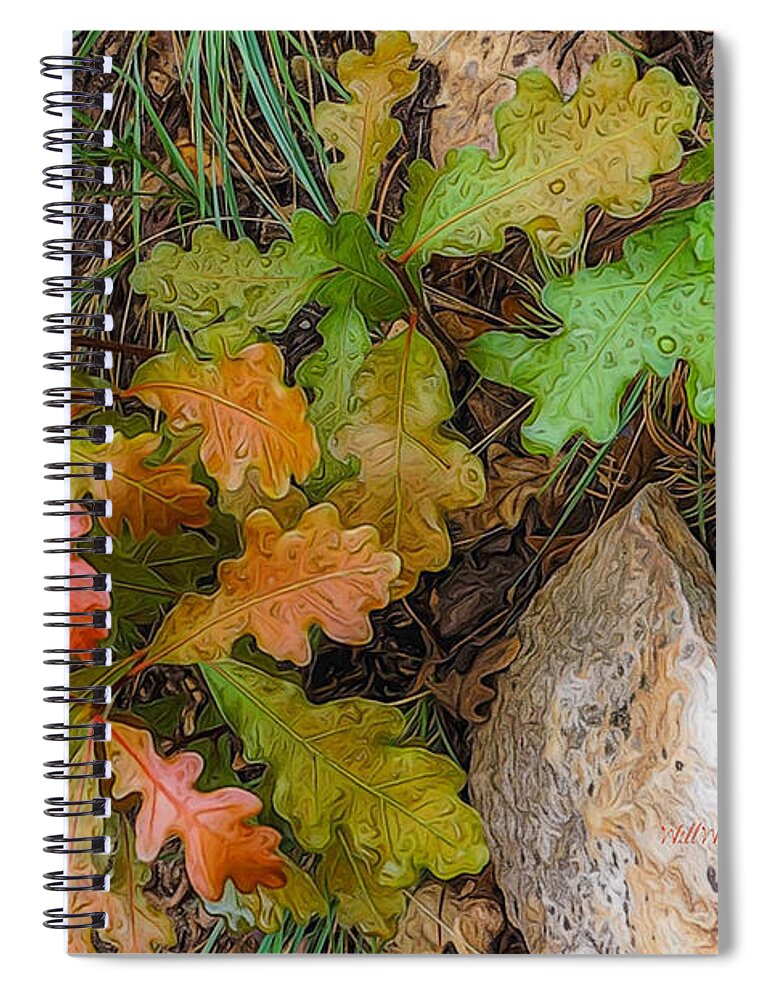 Oak Spiral Notebook featuring the photograph Oak-y-Doke by Will Wagner