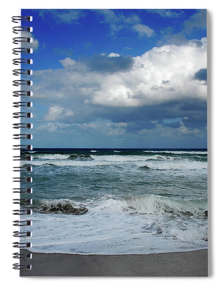 Ocean Spiral Notebook featuring the photograph Ocean by Harry Spitz