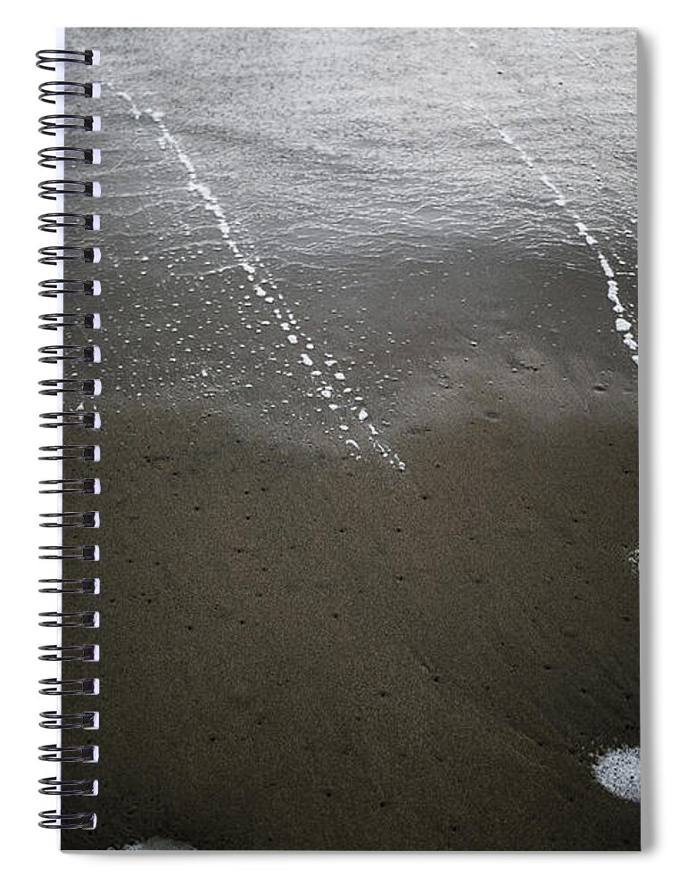 Heart Spiral Notebook featuring the photograph Ocean Heart by Lara Morrison