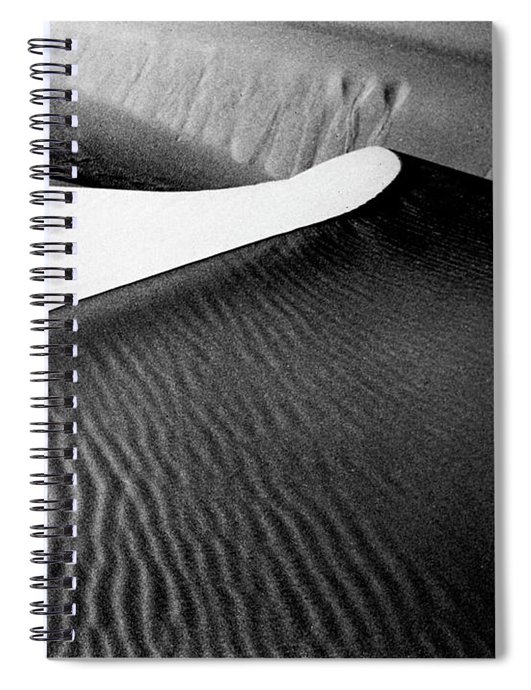 Oceano Dune Spiral Notebook featuring the photograph Oceano Dune by Dr Janine Williams
