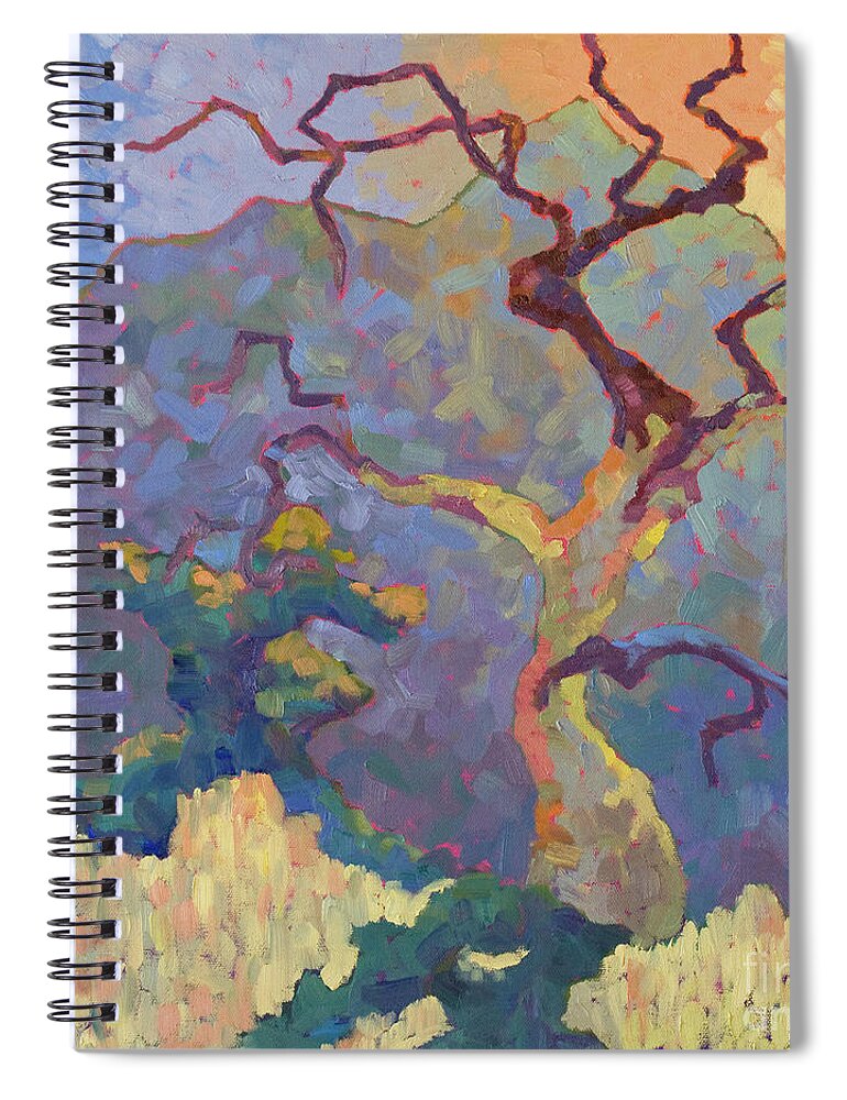 Landscape Spiral Notebook featuring the painting Old Bones by Srishti Wilhelm