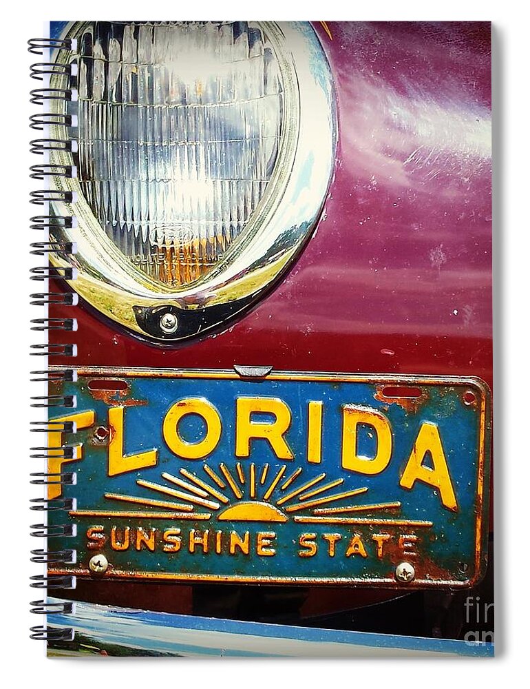 Florida Spiral Notebook featuring the photograph Old Florida by Valerie Reeves
