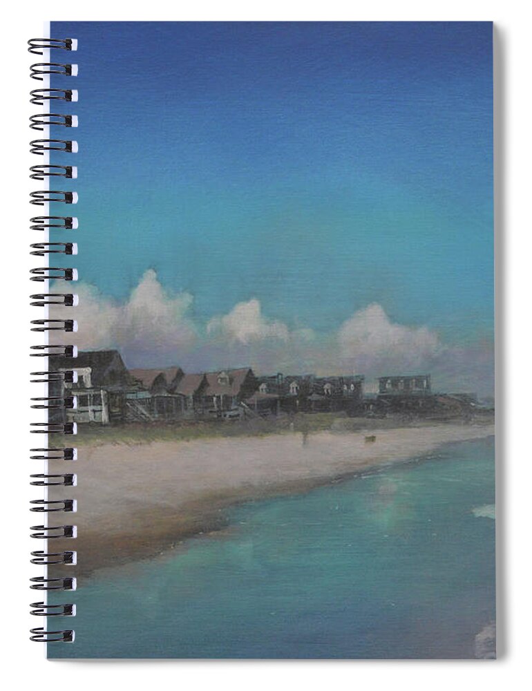 Pawley's Island Spiral Notebook featuring the painting Old Pawleys by Blue Sky