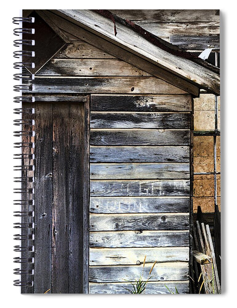 Schoolhouse Spiral Notebook featuring the photograph Old Schoolhouse by Theresa Tahara