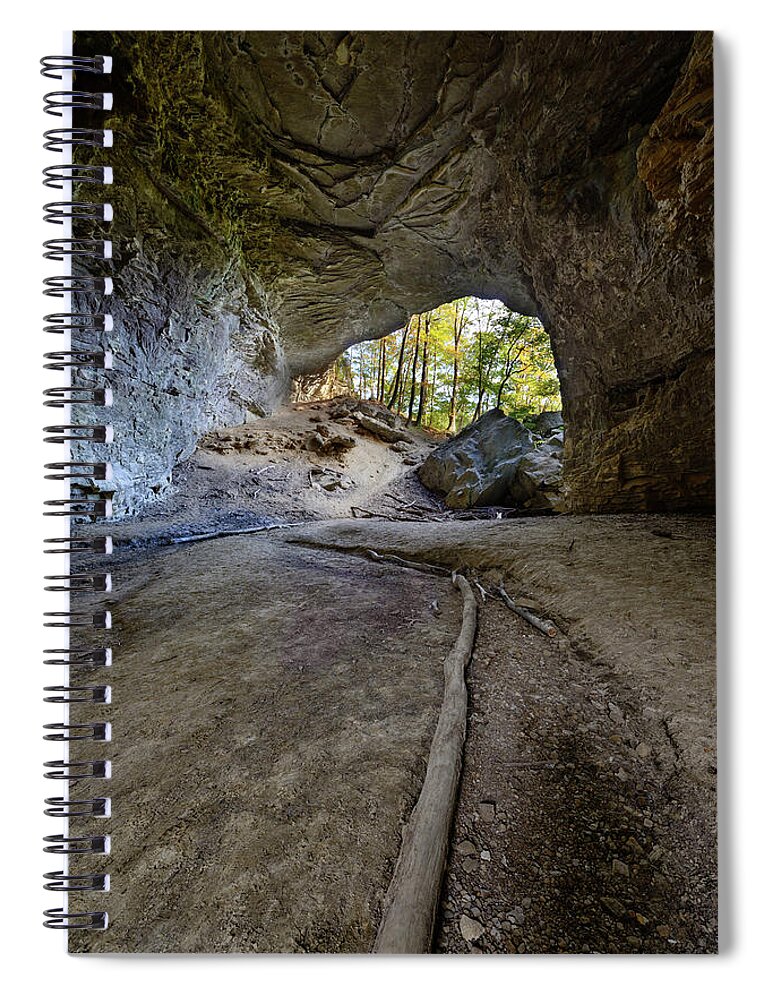 Artistic Spiral Notebook featuring the photograph Old Smoky by Michael Scott