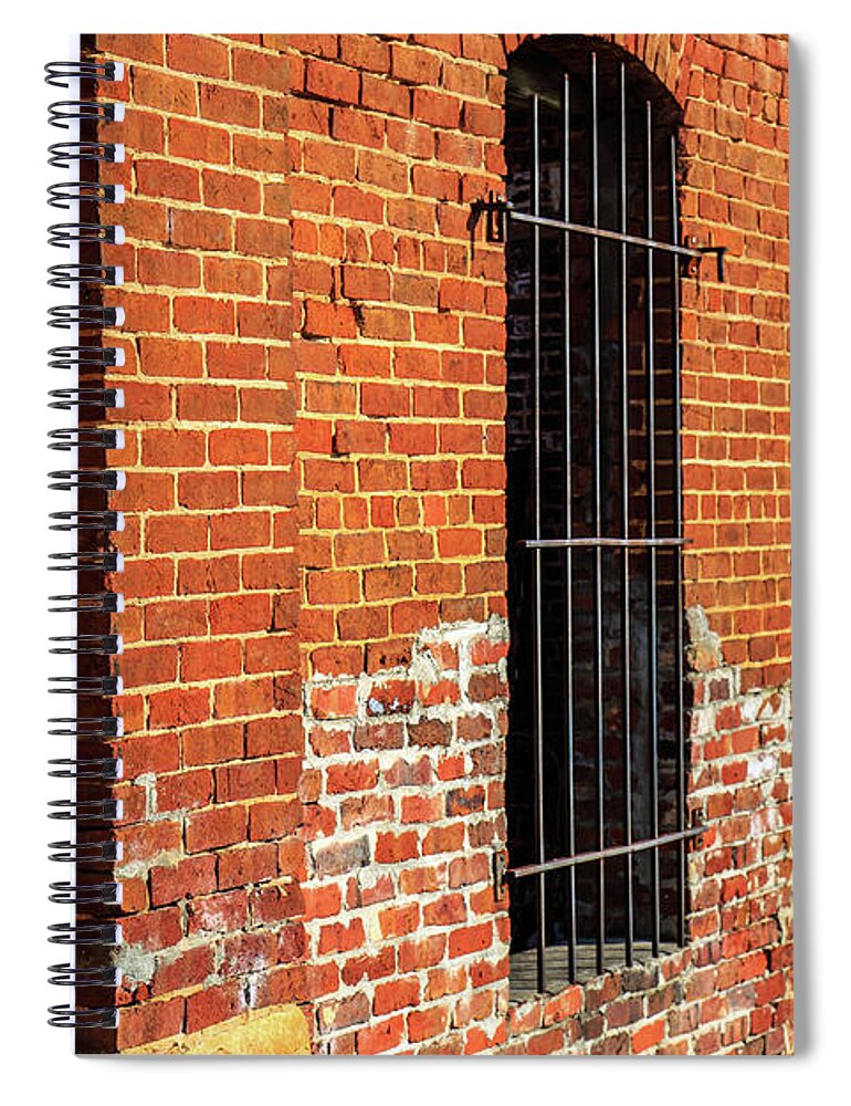Jail Spiral Notebook featuring the photograph Old Town Jail by Doug Camara