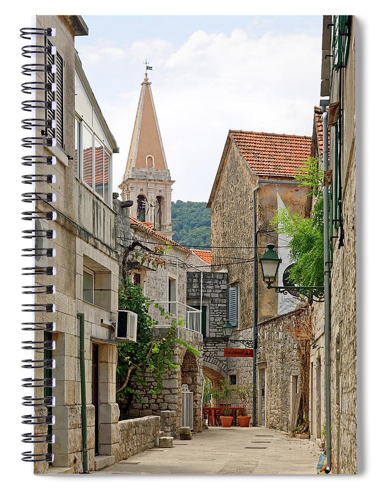 Old Town Spiral Notebook featuring the photograph Old Town Stari Grad by Sally Weigand