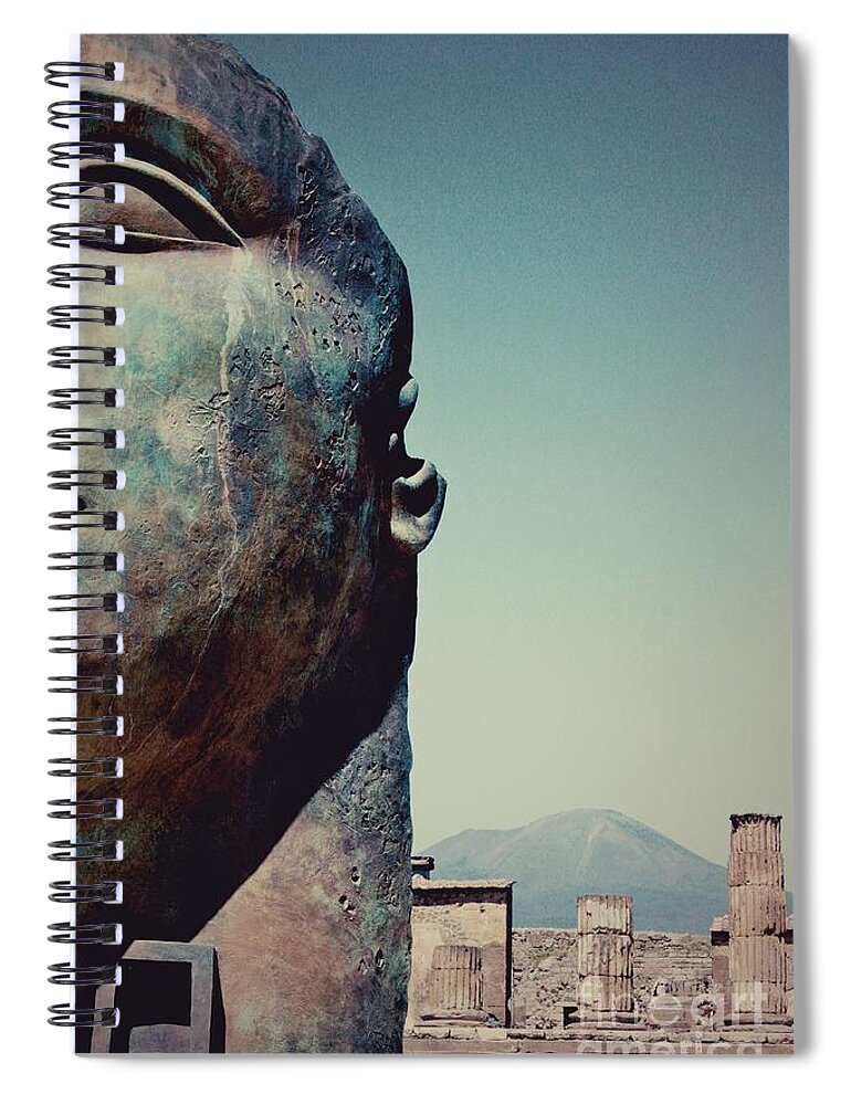 Pompeii Spiral Notebook featuring the photograph On A Clear Day by Marcia Breznay