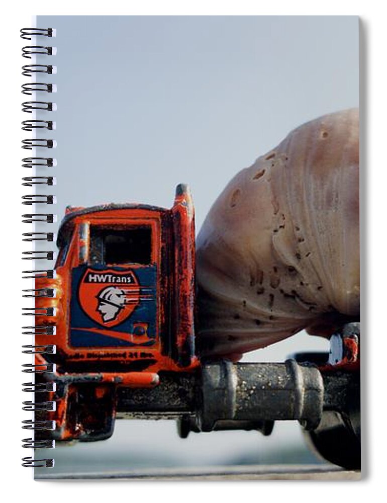 Uther Spiral Notebook featuring the photograph On Conch Us by Uther Pendraggin