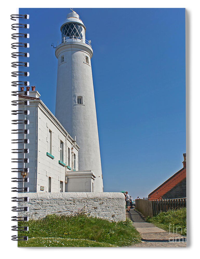St. Mary's Island Spiral Notebook featuring the photograph On the St. Mary's Island. by Elena Perelman