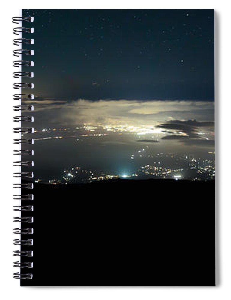 Maui Spiral Notebook featuring the photograph On Top of Maui by Susan Rissi Tregoning