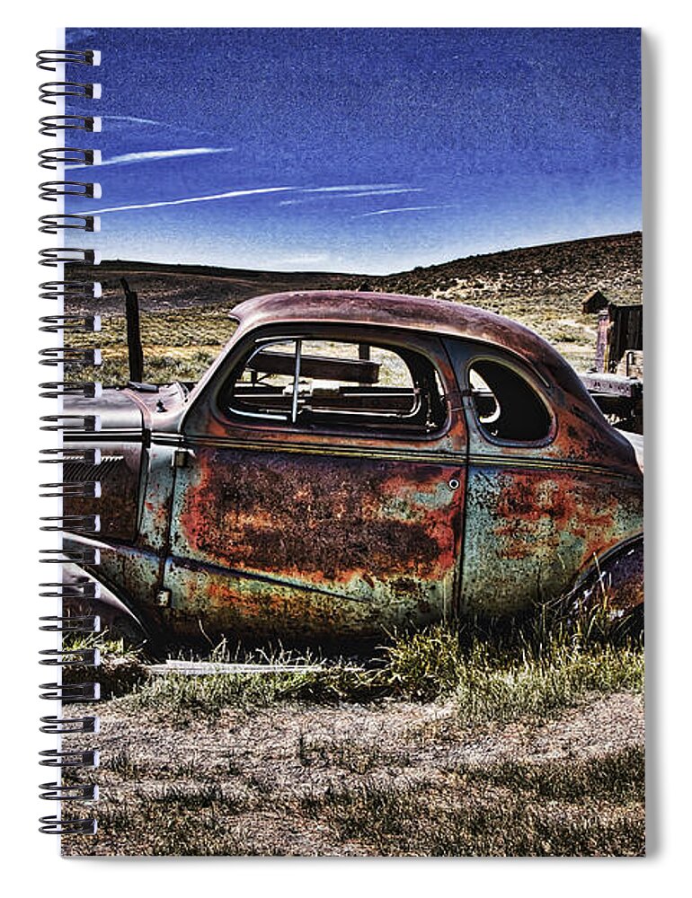 Bodie California Spiral Notebook featuring the photograph Once Upon A Time by Mitch Shindelbower