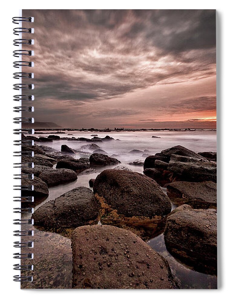 Jorgemaiaphotographer Spiral Notebook featuring the photograph One final moment by Jorge Maia