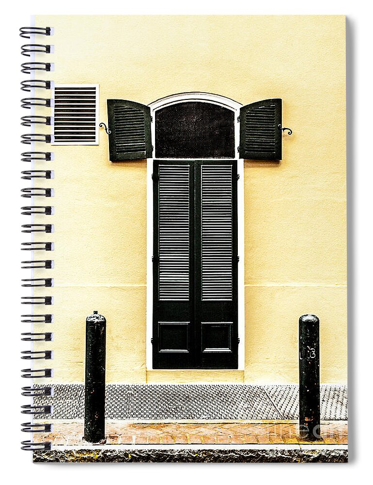 Door Spiral Notebook featuring the photograph Open And Shut by Frances Ann Hattier