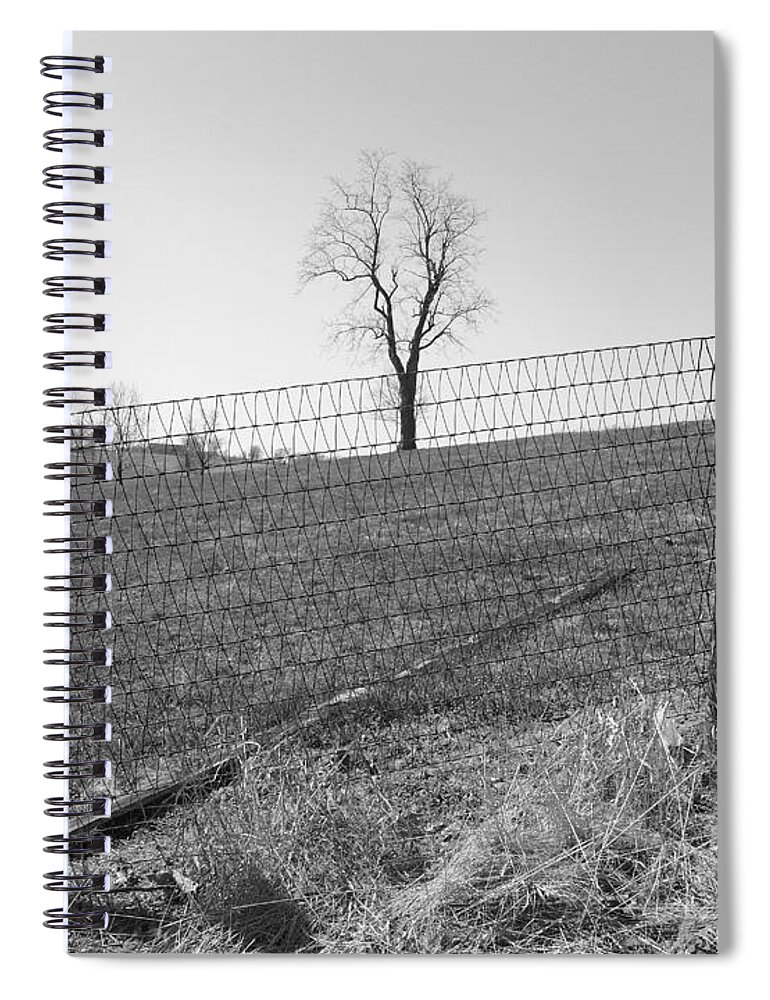 Kentucky Spiral Notebook featuring the photograph Open Land by Christopher Brown