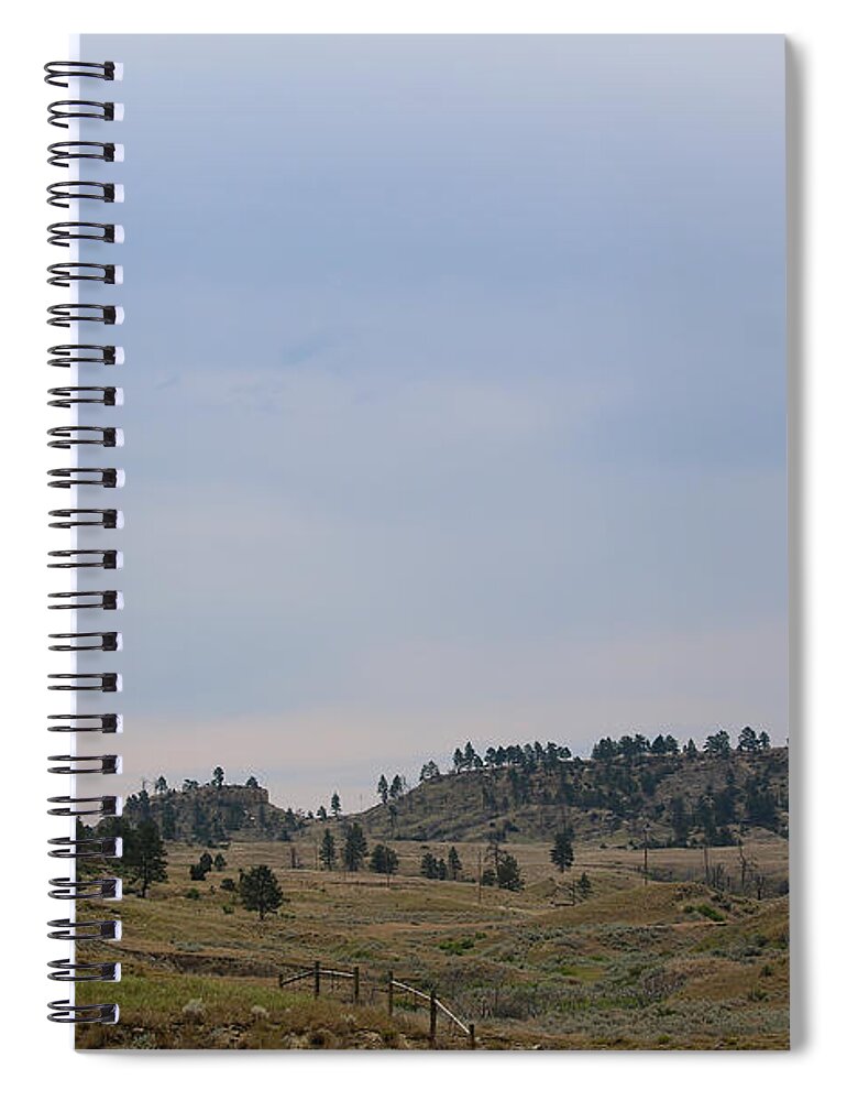 Montana Spiral Notebook featuring the photograph Open Range Montana by Susan Herber