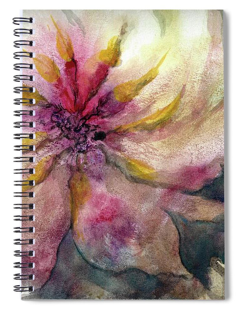 #creativemother Spiral Notebook featuring the painting OpenStarTop by Francelle Theriot