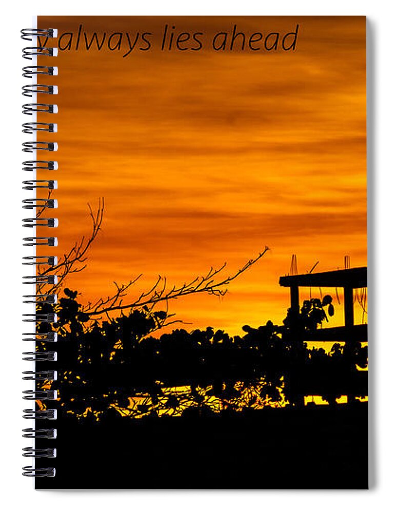 Clouds Spiral Notebook featuring the photograph Opportunity by Metaphor Photo
