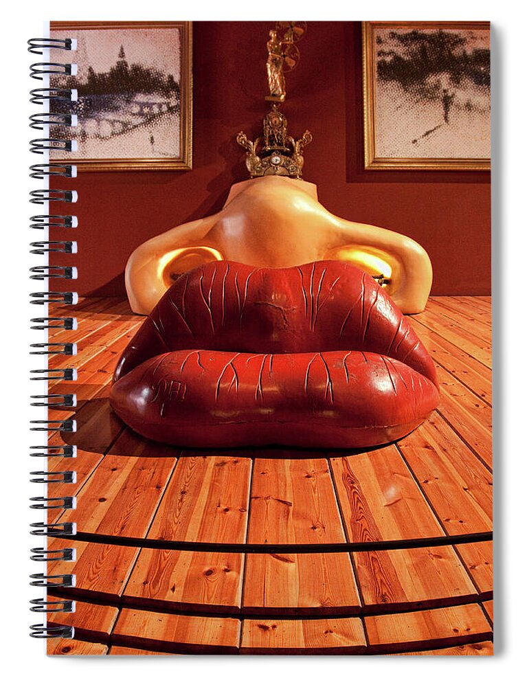 Optical Illusion Spiral Notebook featuring the photograph Optical illusion by Tatiana Travelways