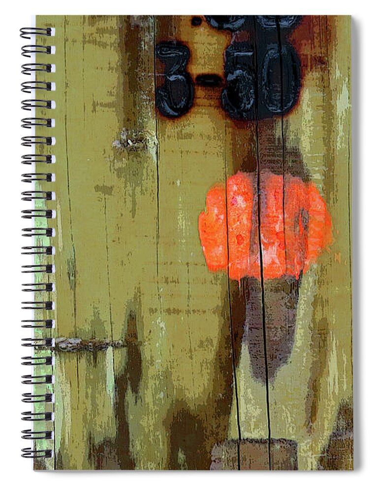 Sandra Church Spiral Notebook featuring the photograph Orange Spot by Sandra Church
