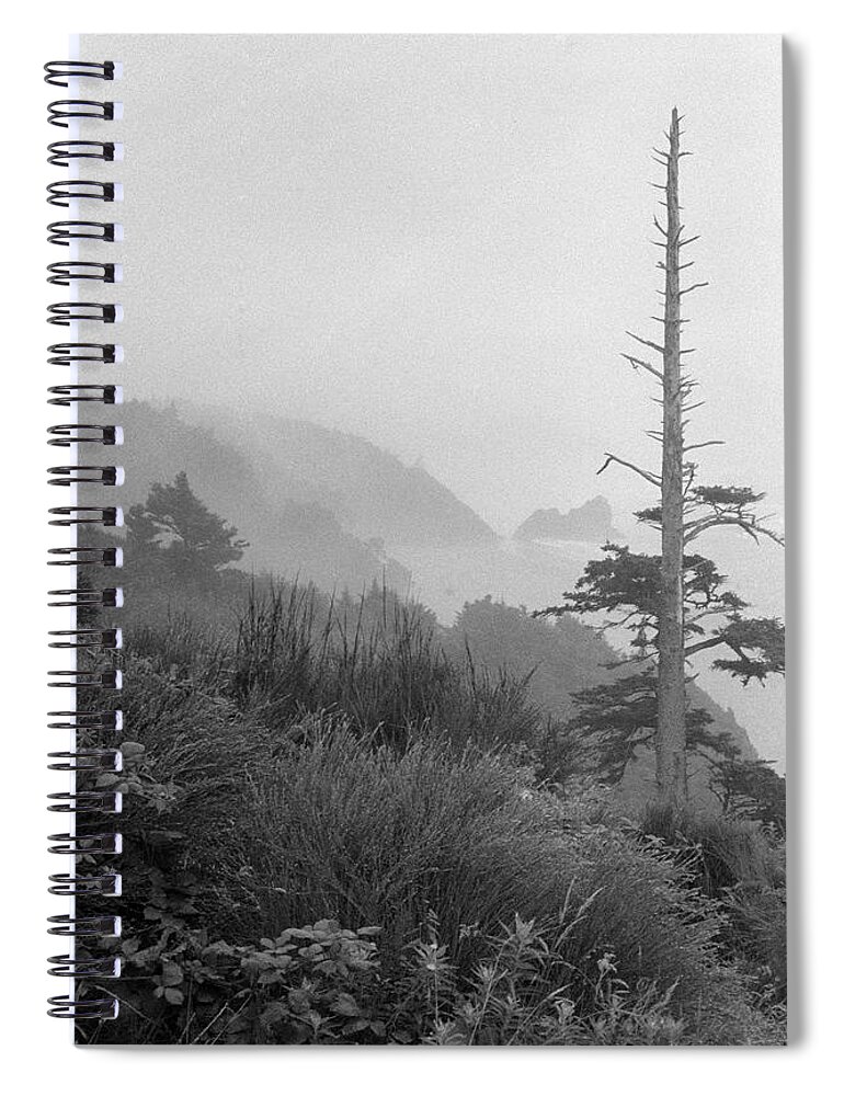 Oregon Spiral Notebook featuring the photograph Oregon Coast by Mark Fuller