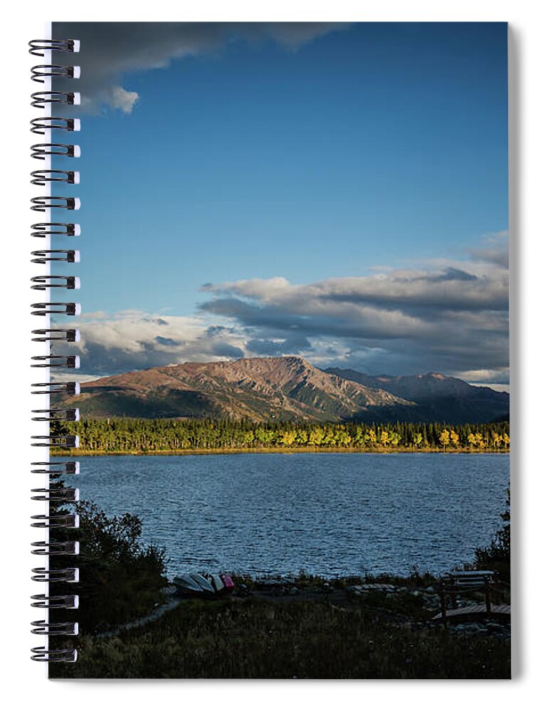 Otto Lake Spiral Notebook featuring the photograph Otto Lake at Dawn by Eva Lechner