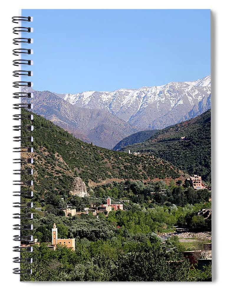Ourika Spiral Notebook featuring the photograph Ourika Valley 2 by Andrew Fare