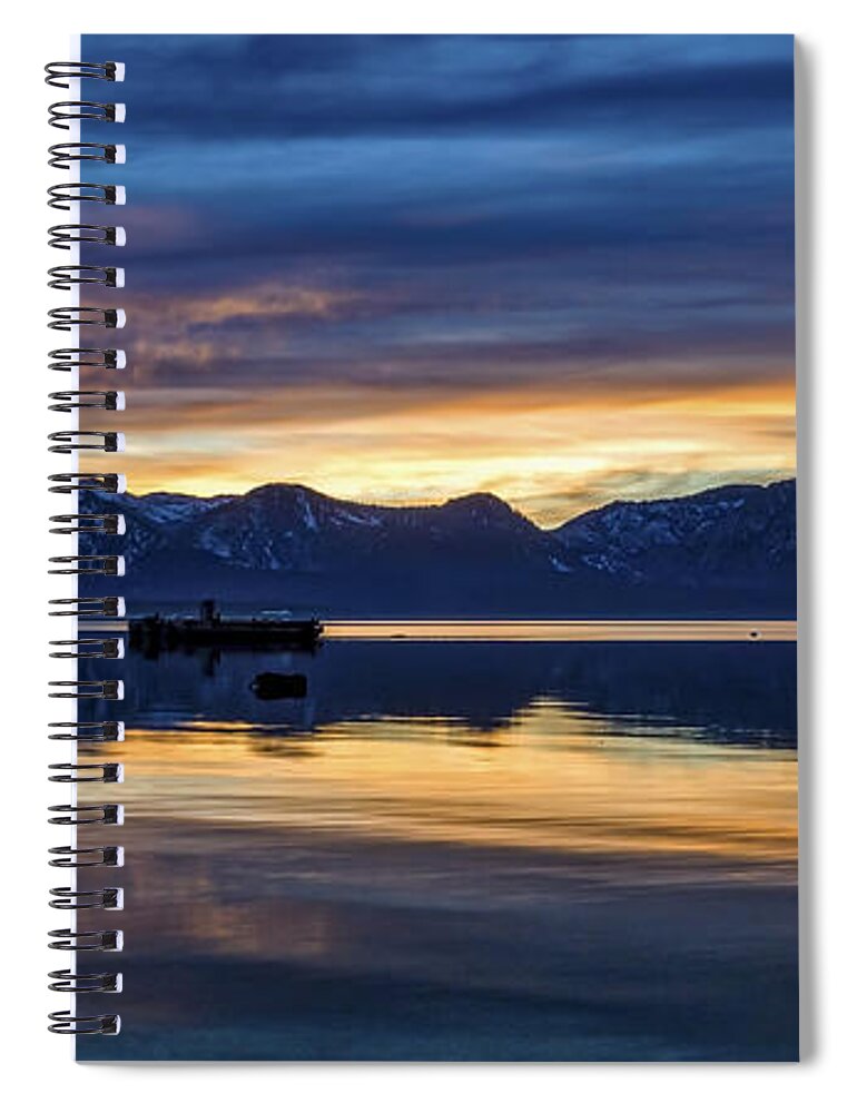 Tahoe South Shore Spiral Notebook featuring the photograph Out Of The Blue by Mitch Shindelbower