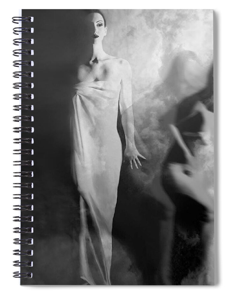  Beautiful Spiral Notebook featuring the photograph Out of the Fog by Jaeda DeWalt