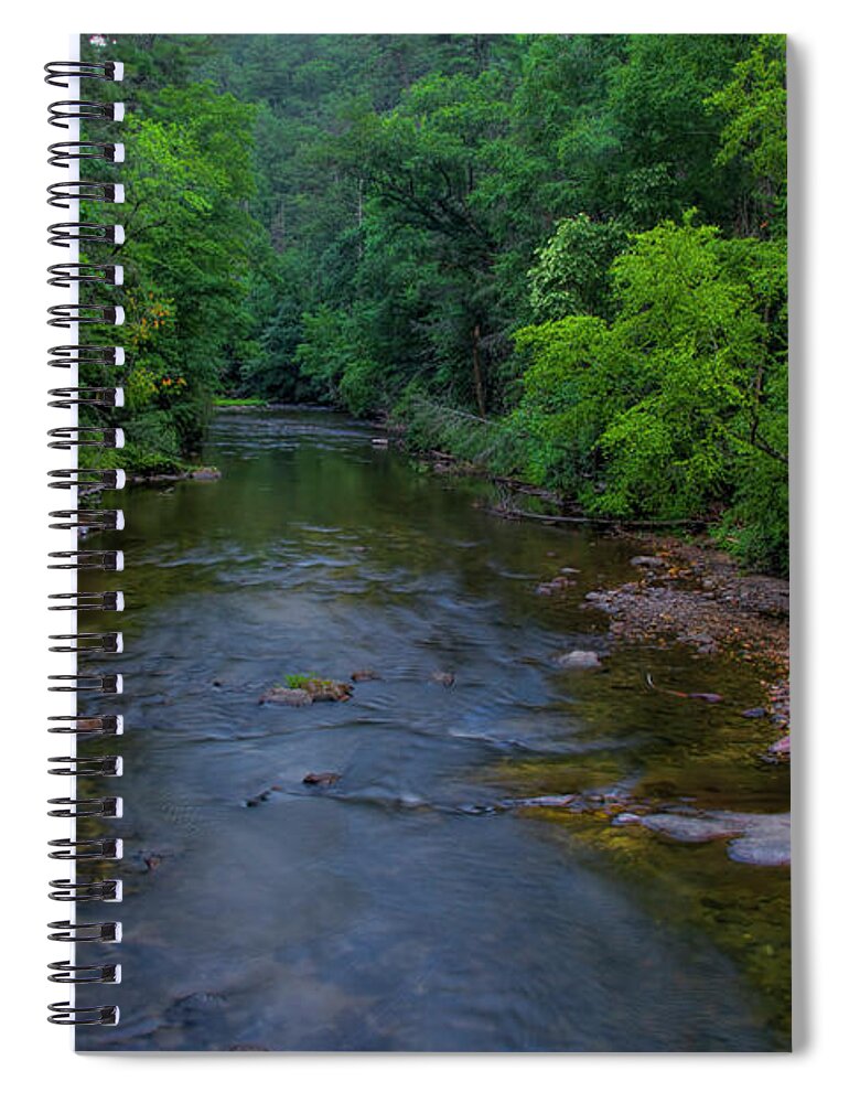 Overflow Creek Spiral Notebook featuring the photograph Overflow Creek by Barbara Bowen