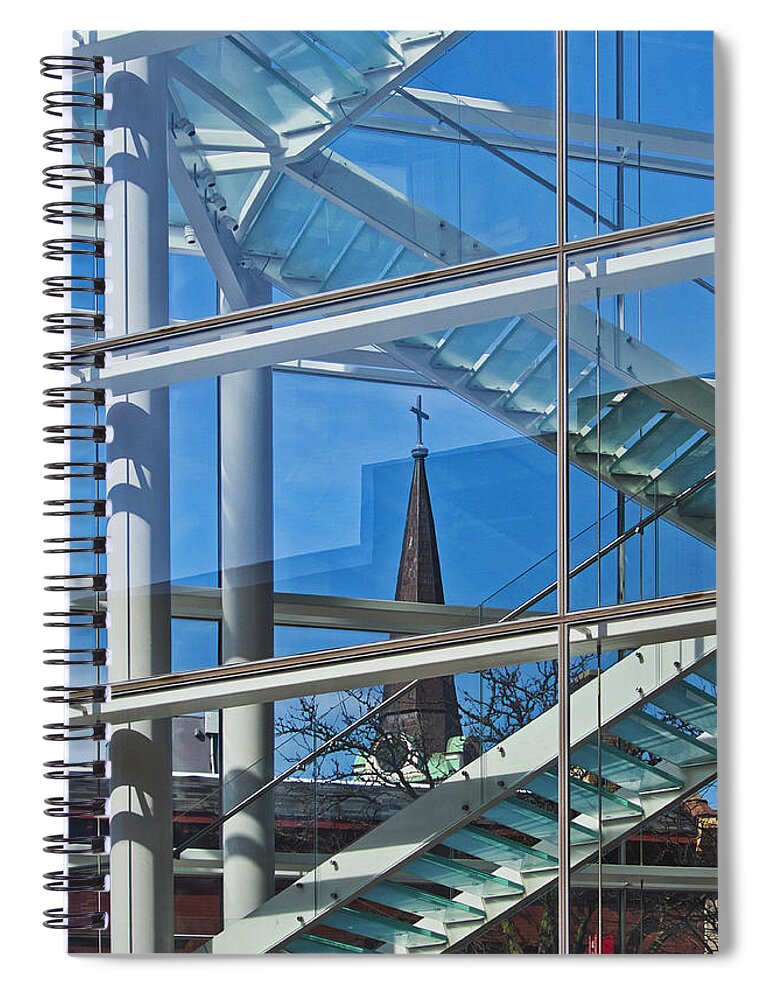 Overture Center Spiral Notebook featuring the photograph Overture Center Madison Wisconsin by Steven Ralser