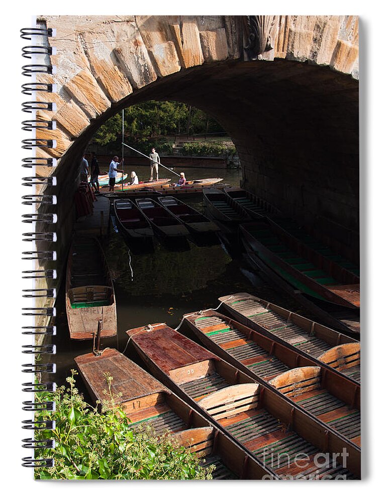 At Spiral Notebook featuring the photograph Oxford punts by Andrew Michael