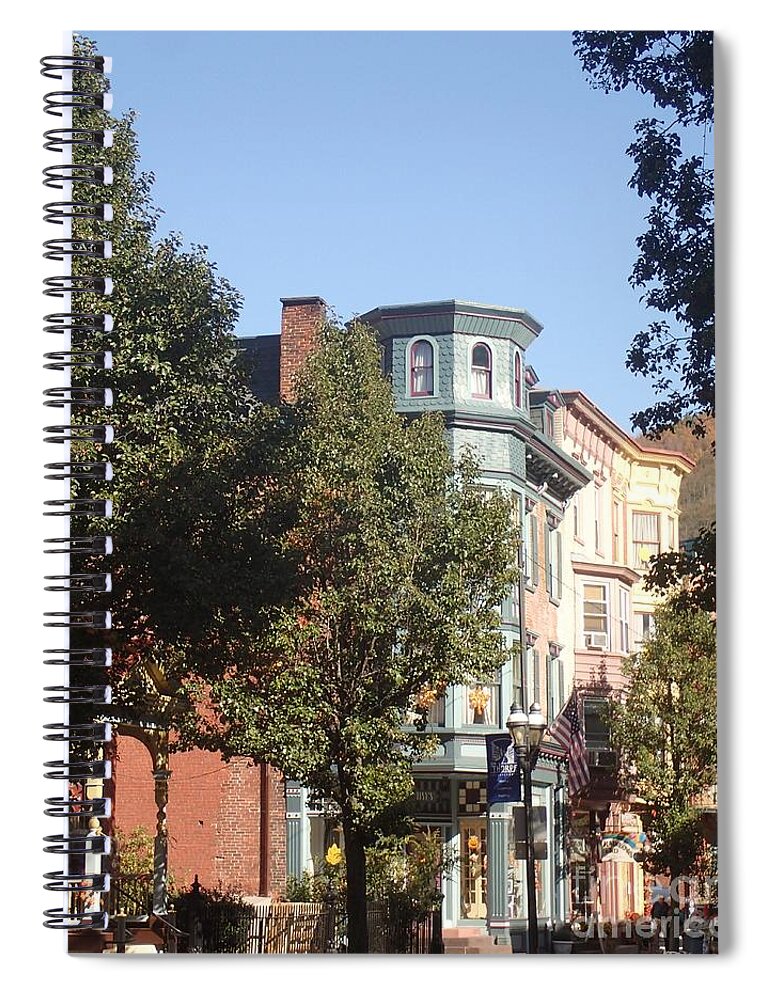 Historical Spiral Notebook featuring the photograph PA Americana by Christina Verdgeline