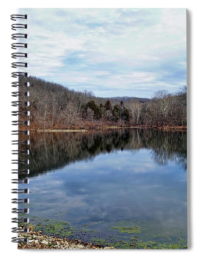 painted Rock Conservation Area Spiral Notebook featuring the photograph Painted Rock Conservation Area by Cricket Hackmann