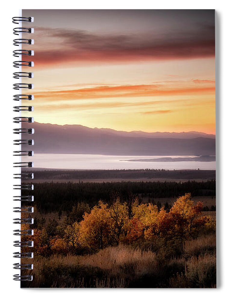 Sunrise Spiral Notebook featuring the photograph Painting with Color by Nicki Frates