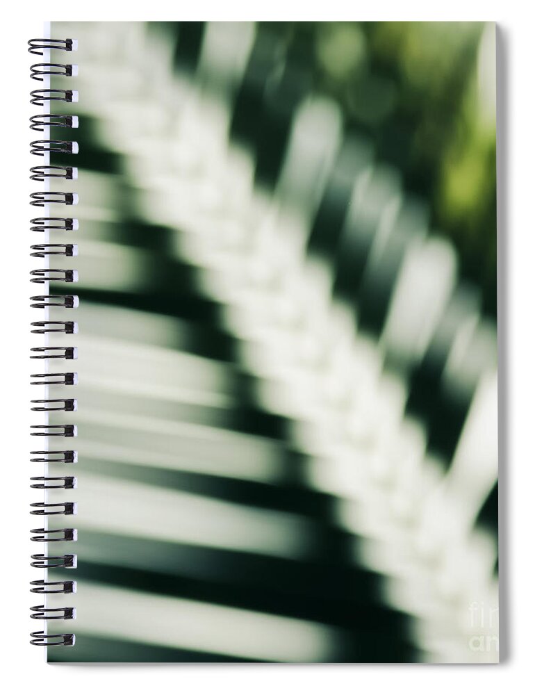 Palm Impressions Spiral Notebook featuring the photograph Palm Impressions by Sharon Mau