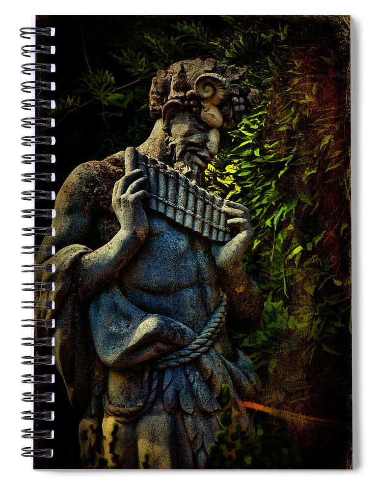 God Spiral Notebook featuring the photograph Pan by Chris Lord