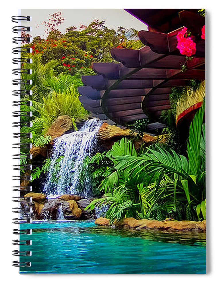 Paradise Spiral Notebook featuring the photograph Paradise by Karen Wiles
