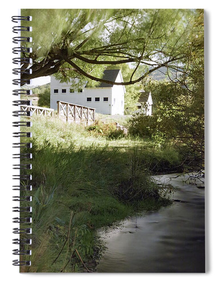 Utah Spiral Notebook featuring the photograph Park City Barn 2 by Brett Pelletier