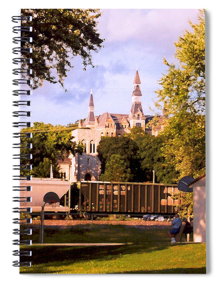 Landscape Spiral Notebook featuring the photograph Park University by Steve Karol