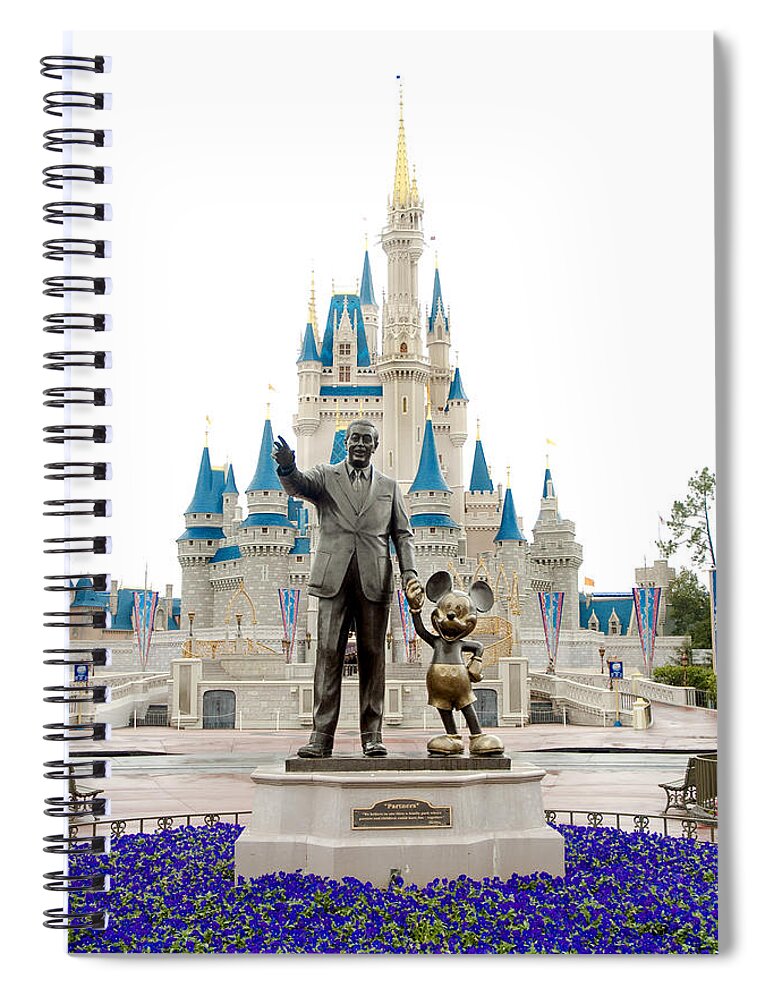 Disney Spiral Notebook featuring the photograph Partners by Greg Fortier