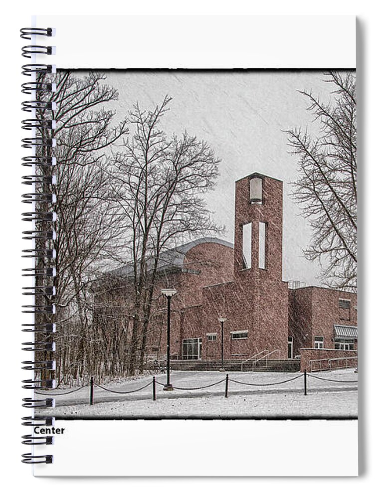 Church Spiral Notebook featuring the photograph Pasquerella Spiritual Center by R Thomas Berner