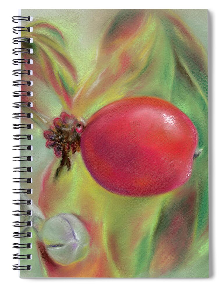 Dogwood Spiral Notebook featuring the painting Past Present Future by MM Anderson
