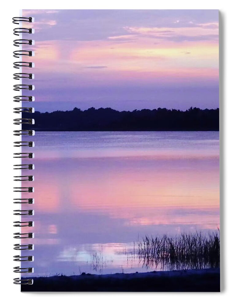 Sunrise Spiral Notebook featuring the photograph Pastel Morning by D Hackett