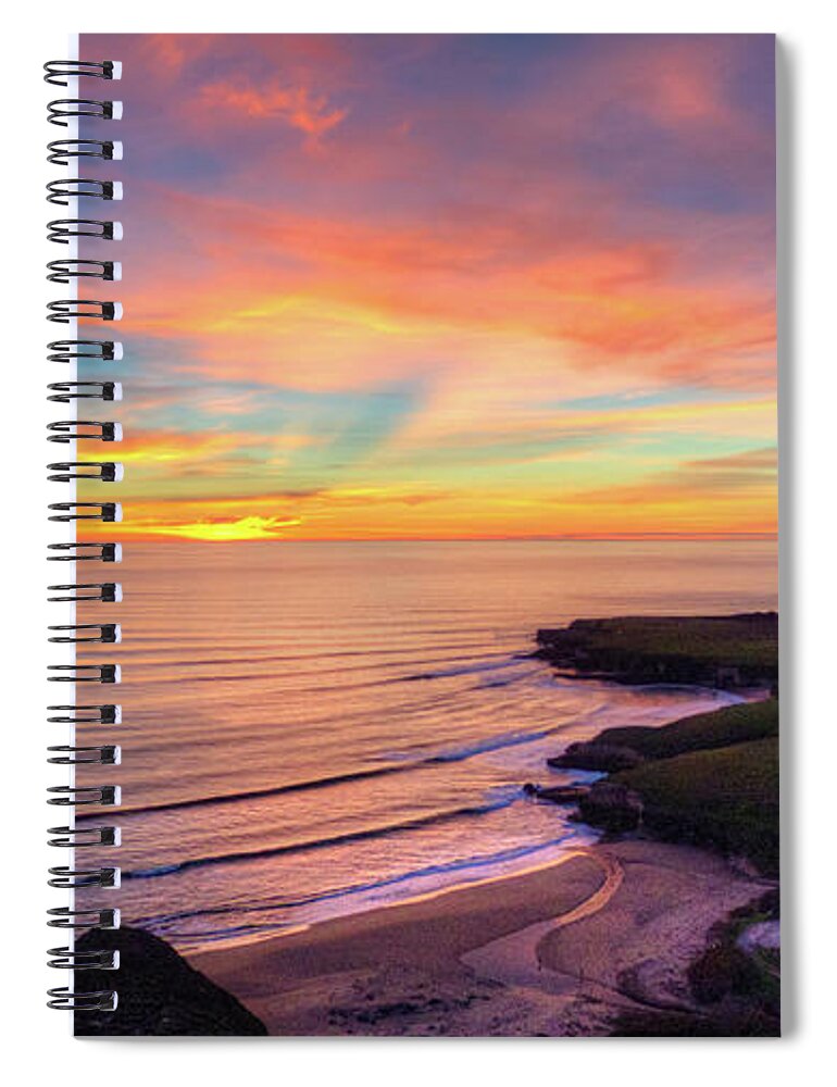 Above Spiral Notebook featuring the photograph Pastel Palette by David Levy