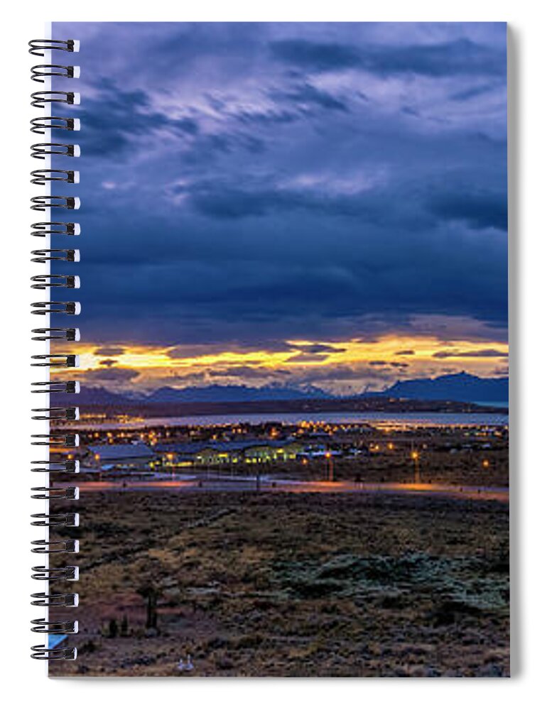 Spiral Notebook featuring the photograph Patagonia 05 by Bernardo Galmarini