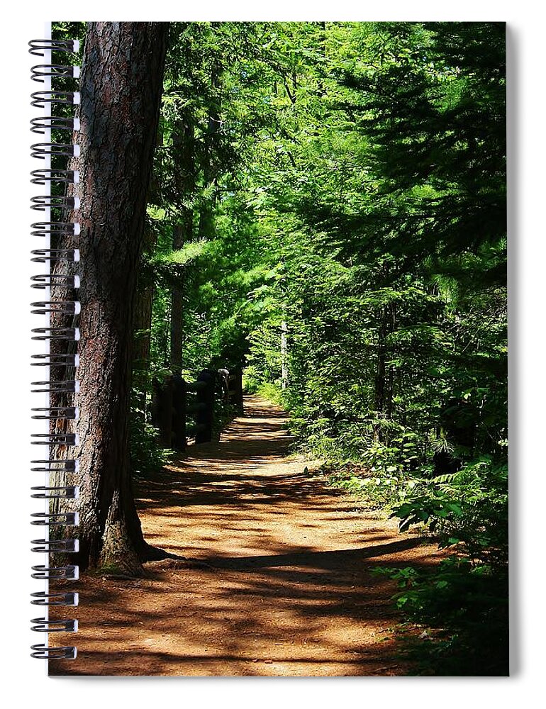 Pathe Spiral Notebook featuring the photograph Pathway to Peacefulness by Bruce Bley