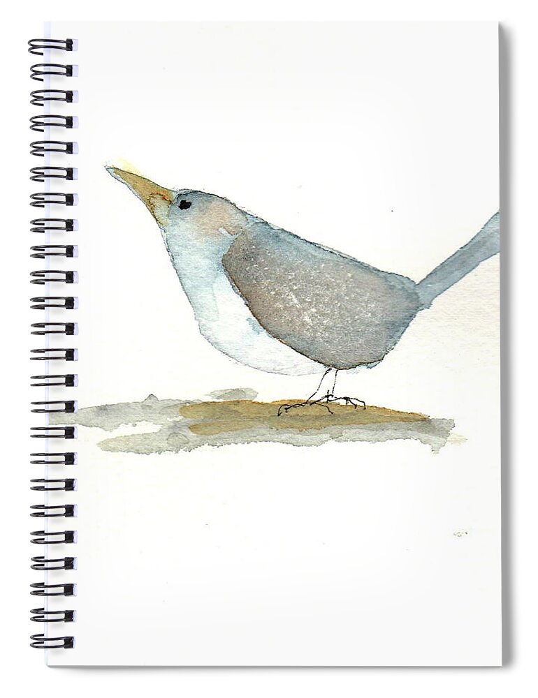 Watercolor Spiral Notebook featuring the painting Patience by Anne Duke